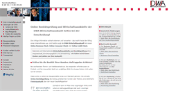 Desktop Screenshot of dwa-wirtschaftsauskunft.de